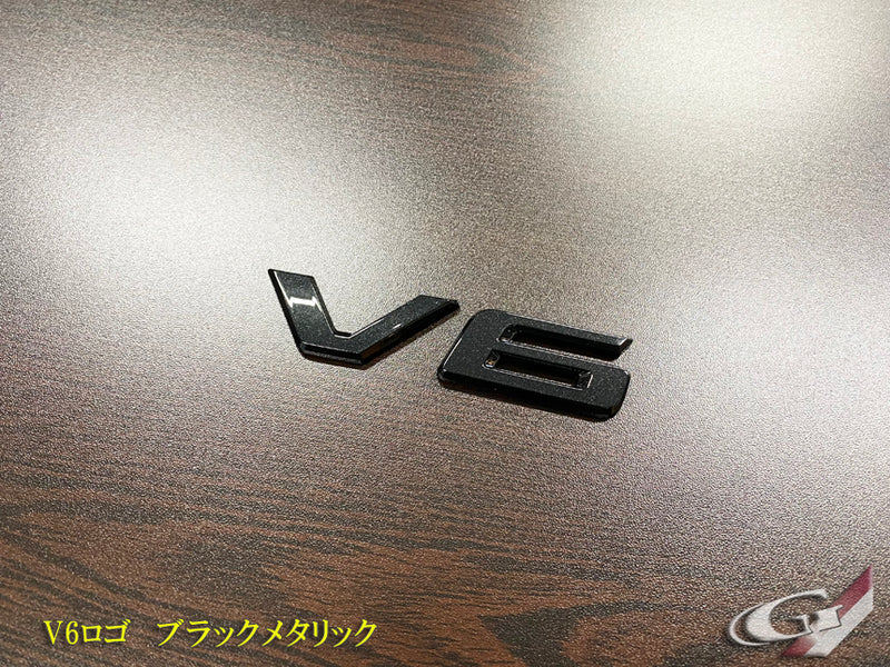 【アウトレット】Grazio&co. V6ロゴ 黒メタリック 30/20系ヴェルファイア